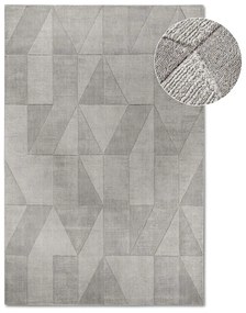 Сив ръчно изработен вълнен килим 190x280 cm Ursule – Villeroy&Boch
