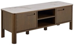 Кафява маса за телевизор от декор от дъб 120x45x40 cm Southampton – Actona