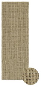 Ръчно изработена вълнена пътека подходяща за пране в цвят каки 80x230 cm Unexpected Wool – Lorena Canals