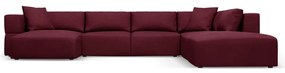 Бордо ъгъл U-образен диван, десен ъгъл Esther – Milo Casa
