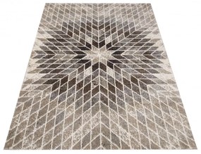 Бежов килим с естествени мотиви в модерен дизайн Ширина: 160 см | Дължина: 220 см