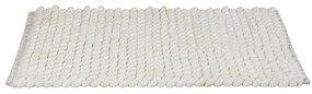 Бял текстилен килим за баня 50x80 cm Solivo – Wenko