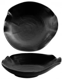 Horecano - Порцеланова чиния дълбока 27см WILLOW BLACK-(F3971-10.5FB)