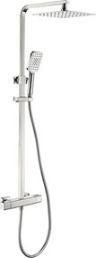 Душ комплект NAESBY с термостатен смесител, лъскав хром