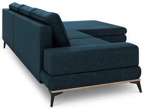 Петролно син ъглов разтегателен диван , десен ъгъл Planet - Windsor &amp; Co Sofas
