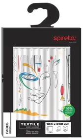 Завеса за душ 180x200 cm Faces – Spirella