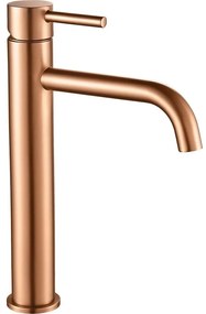 REA-B1114 - Смесител за мивка LUNGO 28 см, четкана мед