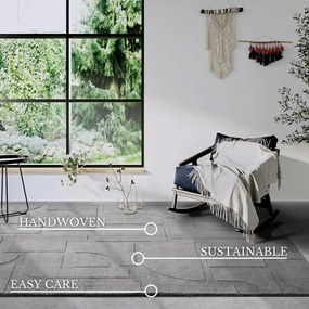Сив ръчно изработен вълнен килим 190x280 cm Alexis – Villeroy&amp;Boch
