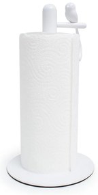 Бял държач за кухненски кърпи ø 16 cm Birdie - Balvi