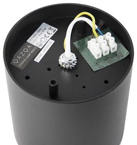 Дизайнерски повърхностно монтиран прожектор черен GU10 111mm - Impact Honey