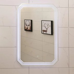 LED огледало за баня с нагревател, 60x90см, Inter Ceramic, ICL 1494