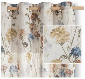 Кремаво перде 135x250 cm Flosi – Restilo