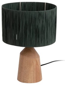 Черна настолна лампа с хартиен абажур (височина 35,5 cm) Sheer Trapeze - Leitmotiv