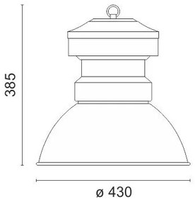 Звънец LED SMD 582-Диаметър: 46,5 височина: 44