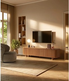 Маса за телевизор от декор от дъб в естествен цвят 180x50,5x40 cm Padoc – MOME