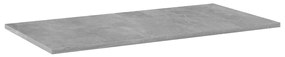 805338 vidaXL Рафтове, 4 бр, бетонно сиви, 80x40x1,5 см, инженерно дърво