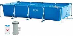 Басейн Подвижен Intex Frame 7127 L Квадратен 450 X 220 X 84 CM