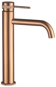 Смесител за мивка Rea  Lungo Grip Brush Copper high