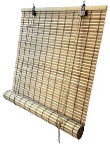 Бамбукова ролетна щора в естествен цвят 90x220 cm Java – Gardinia
