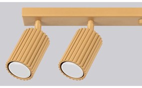 Прожектор в златист цвят 6,5x117 cm Gleam – Sollux