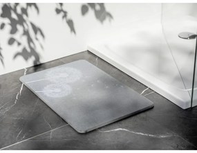 Сив килим за баня от диатомична глина 39x60 cm Astera – Wenko