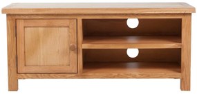 241679 vidaXL ТВ шкаф, 103x36x46 см, дъбов масив