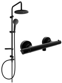 Mexen Slim Ерик душов комплект за външен монтаж с душ и термостатен душ