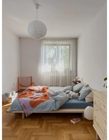 Двойно легло от борова дървесина с решетка 180x200 cm Japan - Karup Design