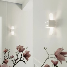 Бяла стенна лампа Carlo – Nice Lamps