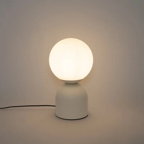 Хотелска шик настолна лампа бежова с опалово стъкло - Pallon Trend