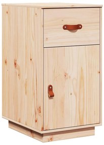 820097 vidaXL Шкаф за бюро 40x50x75 см борово дърво масив