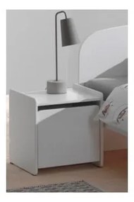 Бяло детско нощно шкафче Kiddy - Vipack