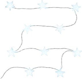 Retlux - LED декоративен гирлянд с вендузи 10xLED/2xAA 1,8m студено бяла