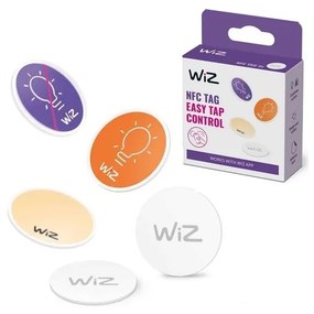 WiZ - NFC Самозалепващ се етикет управление на осветлението 4 бр.