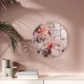 Стъклен стенен часовник ø 30 cm - Styler
