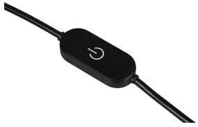 LED настолна лампа черен и бронзов цвят (височина 14 cm) Orbit – Trio Select