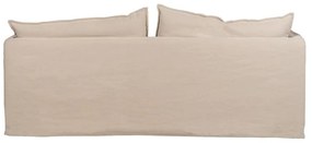 Кремав ленен диван 210 cm – Ixia