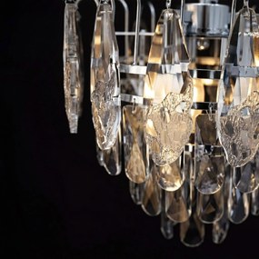 Кристална висяща лампа SWE077-CP 30cm Chrome