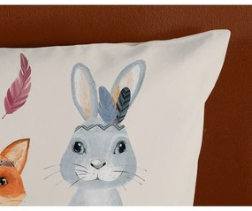 Кафяво-бежово единично памучно детско спално бельо 140x200 cm Rave – Good Morning