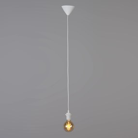 Комплект от 4 ретро висящи лампи цветни 45 см - Granny