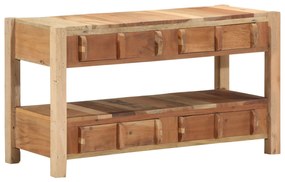 Sonata H ТВ шкаф 83x33x46 см от масивно регенерирано дърво