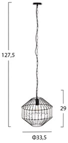 Лампа HM4092 черен цвят