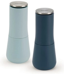 Комплект от 2 сини мелнички за сол и пипер Milltop Sky - Joseph Joseph