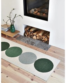 Зелен и кремав килим за открито и закрито 70x140 cm Otto Herb – Pappelina