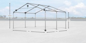 Складово хале/гараж 4x4x2m Comfort PE 240g