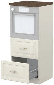 Подов шкаф за фурна Висок Toscana K14-60-2MB-Ivory