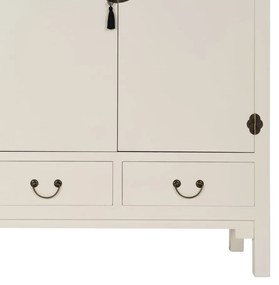 Бял гардероб 100x160 cm Oriente – Ixia