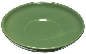 Керамична чаша в зелено и кремаво Amare - Hübsch