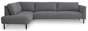 Тъмносив ъглов диван (ляв ъгъл) Hero – Scandic