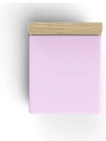 Розов еластичен памучен чаршаф 140x200 cm – Mijolnir